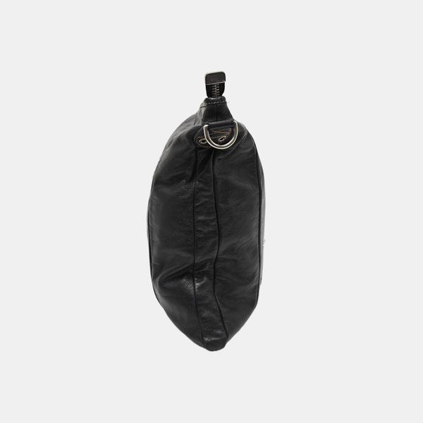 Monogram Calfskin Tote Bag Black