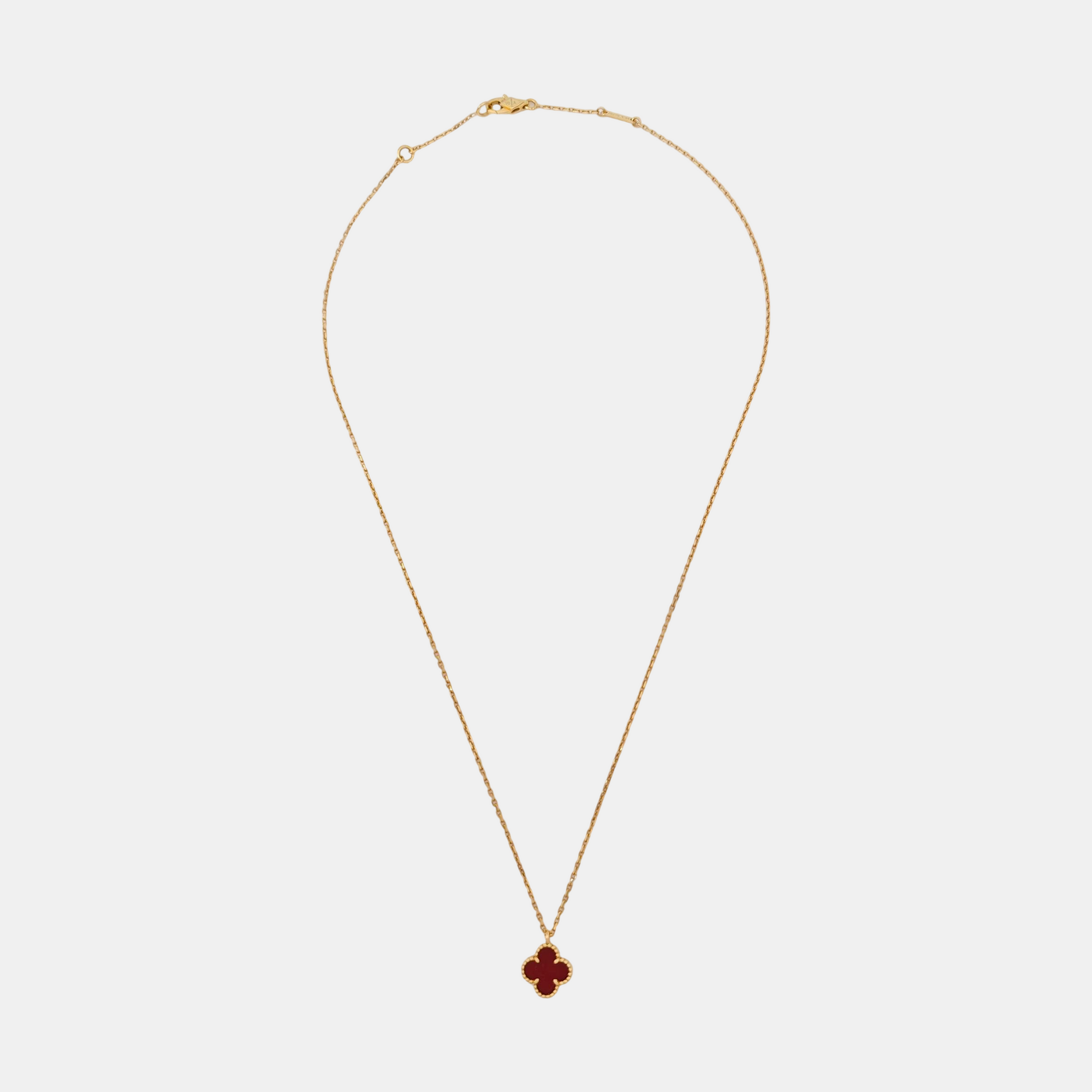 Sweet Alhambra 18k Rose Gold Necklace