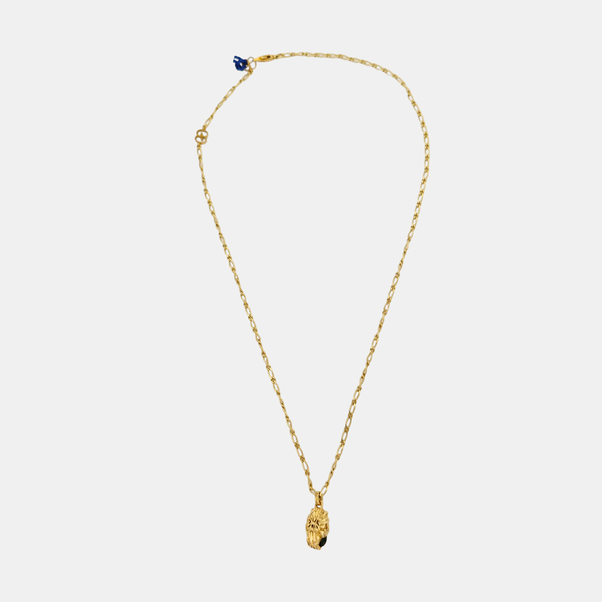 Authenticated pre-owned  Lion Head 18K Gold Gold Necklace - Necklace at Looply