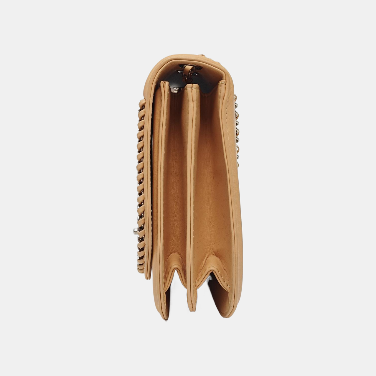 Calfskin Shoulder Bag Beige