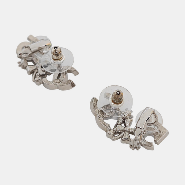 Metal Silver Stud Earrings