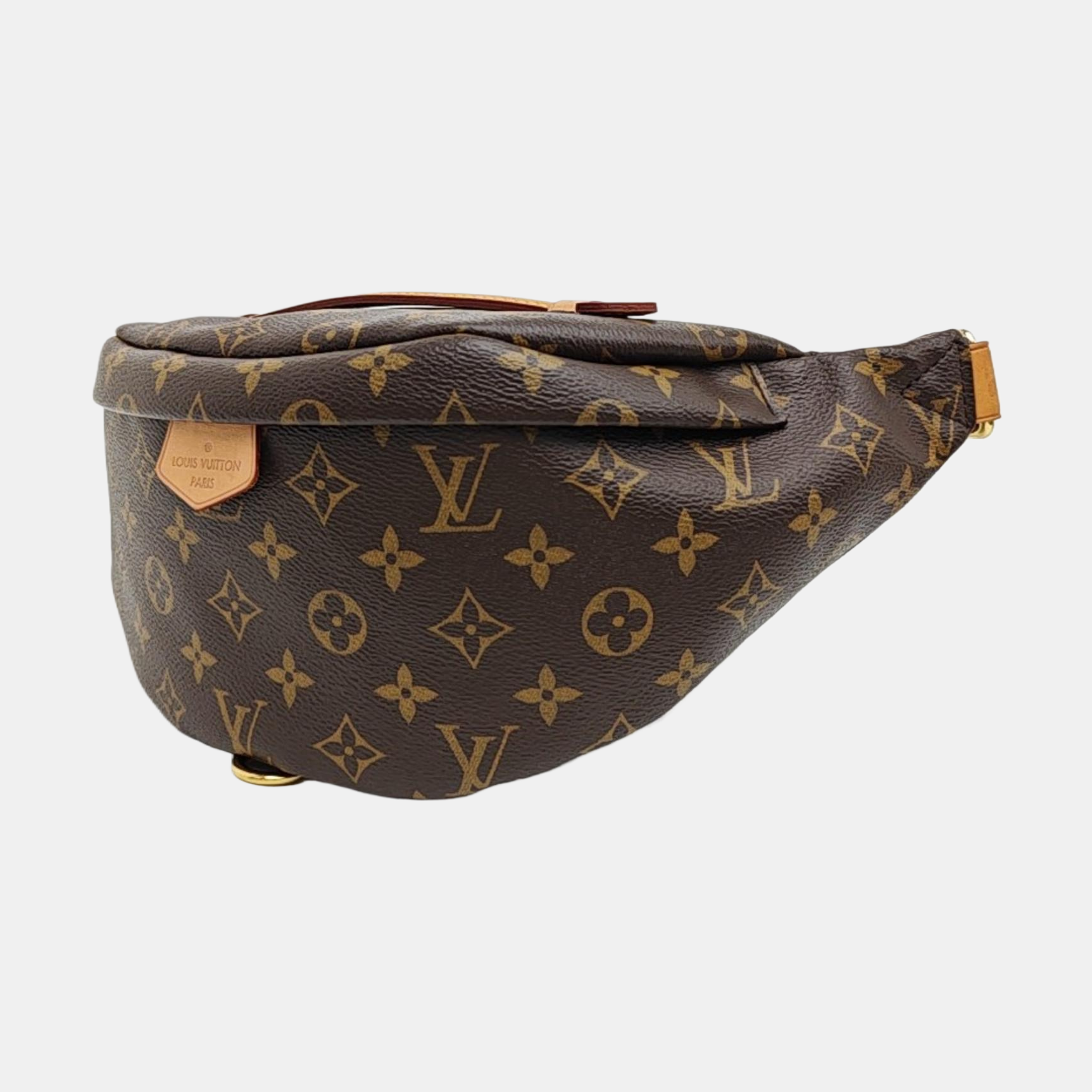 BUMBAG Monogram Coated Canvas Brown