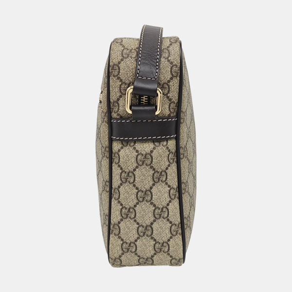 Monogram Coated Canvas Shoulder Bag Brown