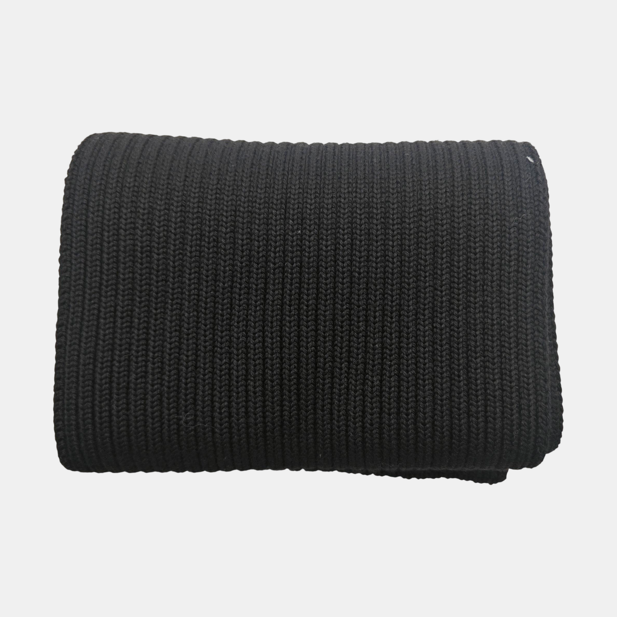Wool Scarf Black
