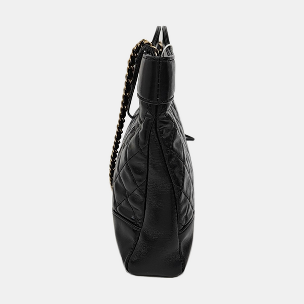 CHANEL 31 Mini Quilted Calfskin Black