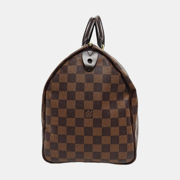 SPEEDY 35 Damier Ebene Coated Canvas Brown