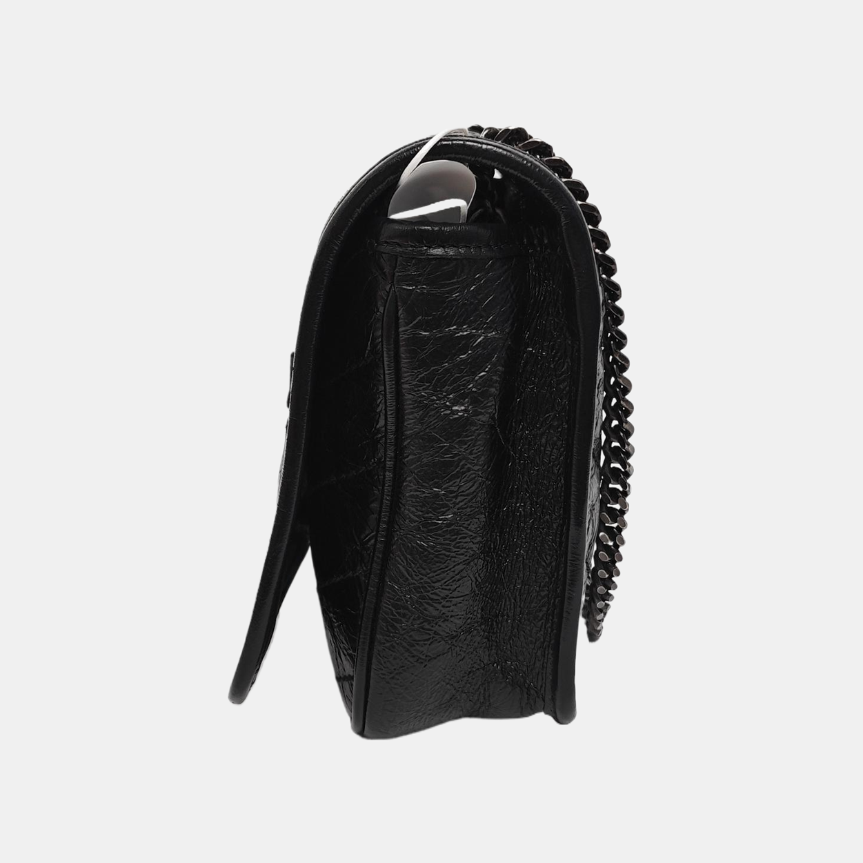 Authenticated pre-owned  NIKI Mini Chevron, Quilted Calfskin Black - Shoulder Bag at Looply
