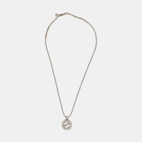 Interlocking G 925 Sterling Silver Necklace
