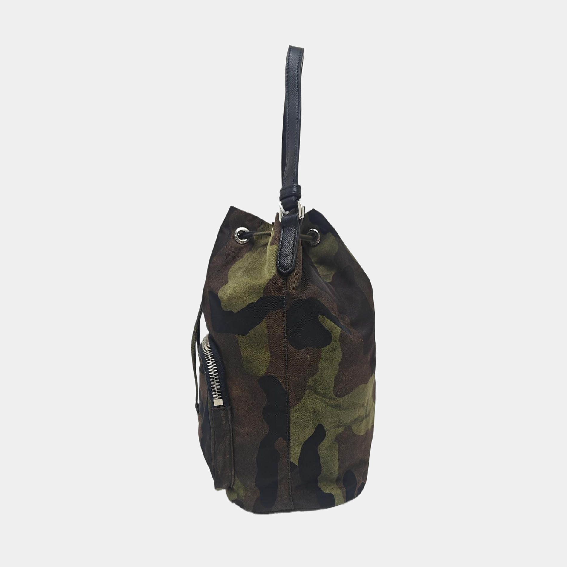 Nylon Bucket Bag Multicolor