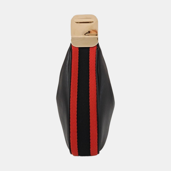 Calfskin Shoulder Bag Black