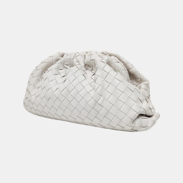 The Pouch Large Lambskin White