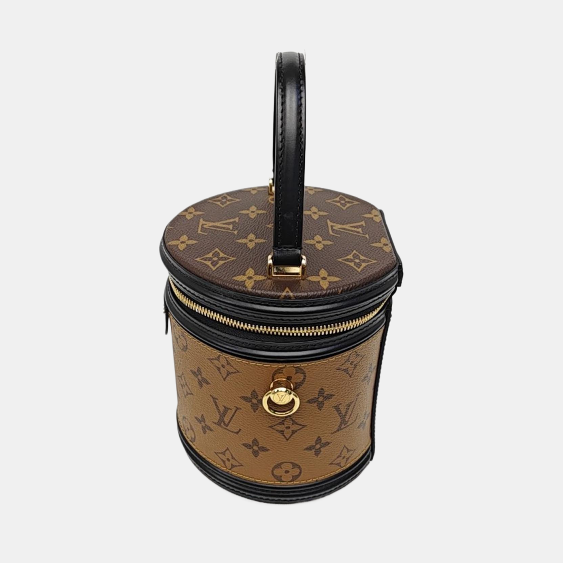 CANNES PM Monogram Coated Canvas Brown