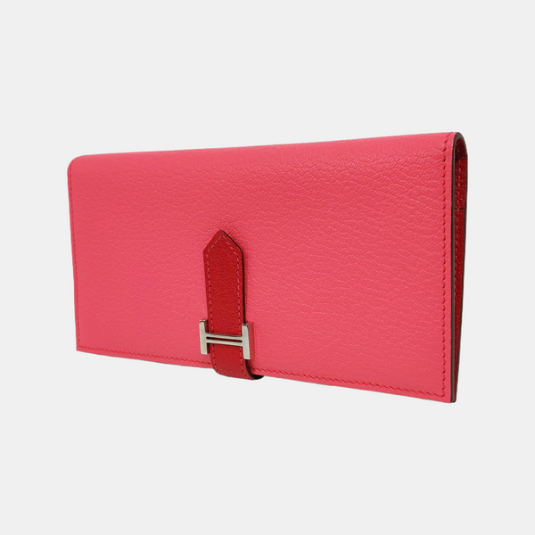 Bearn Medium Chèvre Mysore Pink Wallet