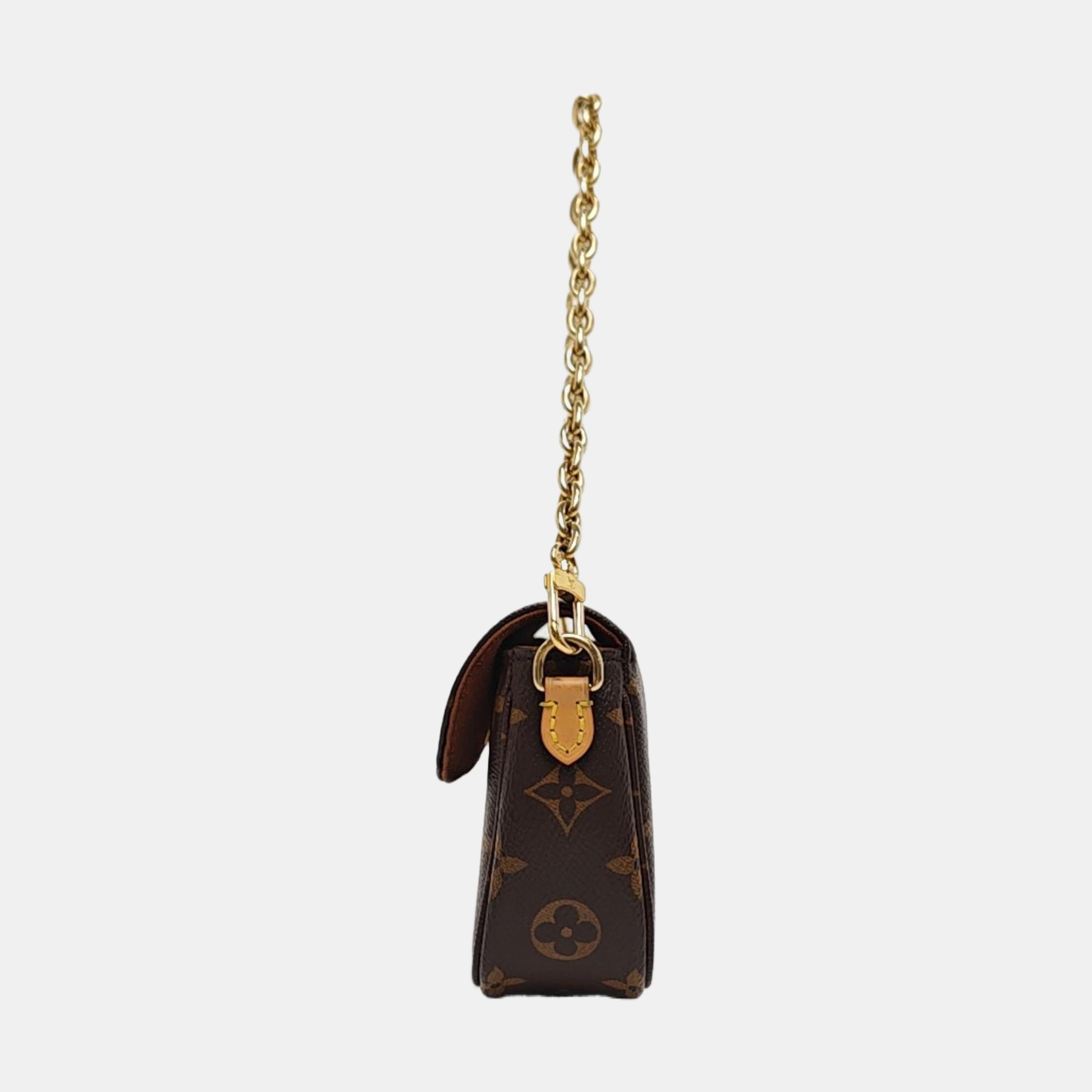 IVY Monogram Coated Canvas Brown