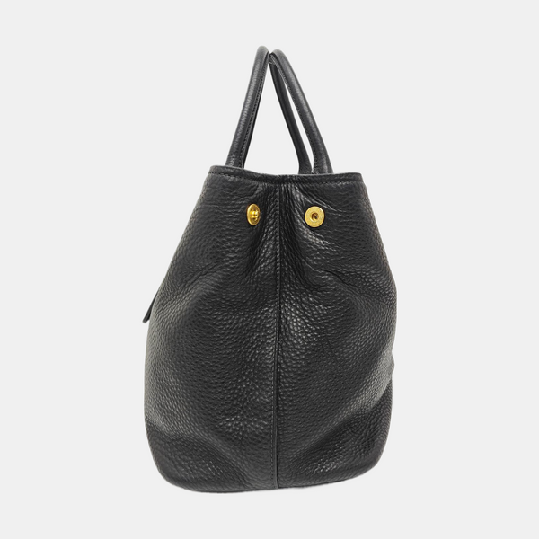 Calfskin Tote Bag Black