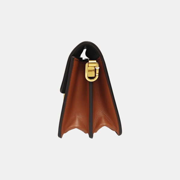 DAUPHINE Mini Monogram Coated Canvas Brown