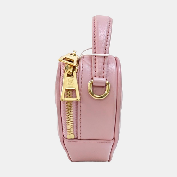 Quilted, Monogram Calfskin Pink