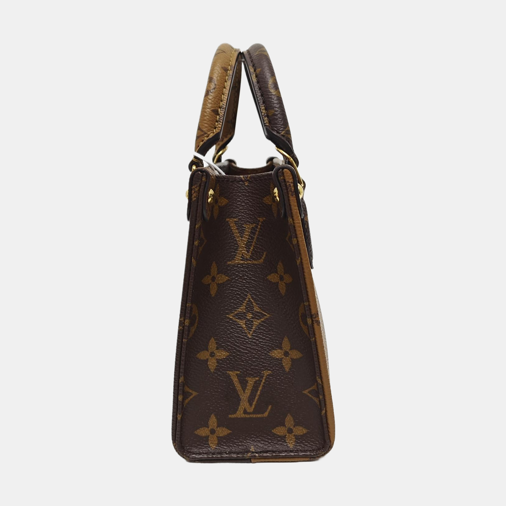 ONTHEGO BB Monogram Coated Canvas Brown