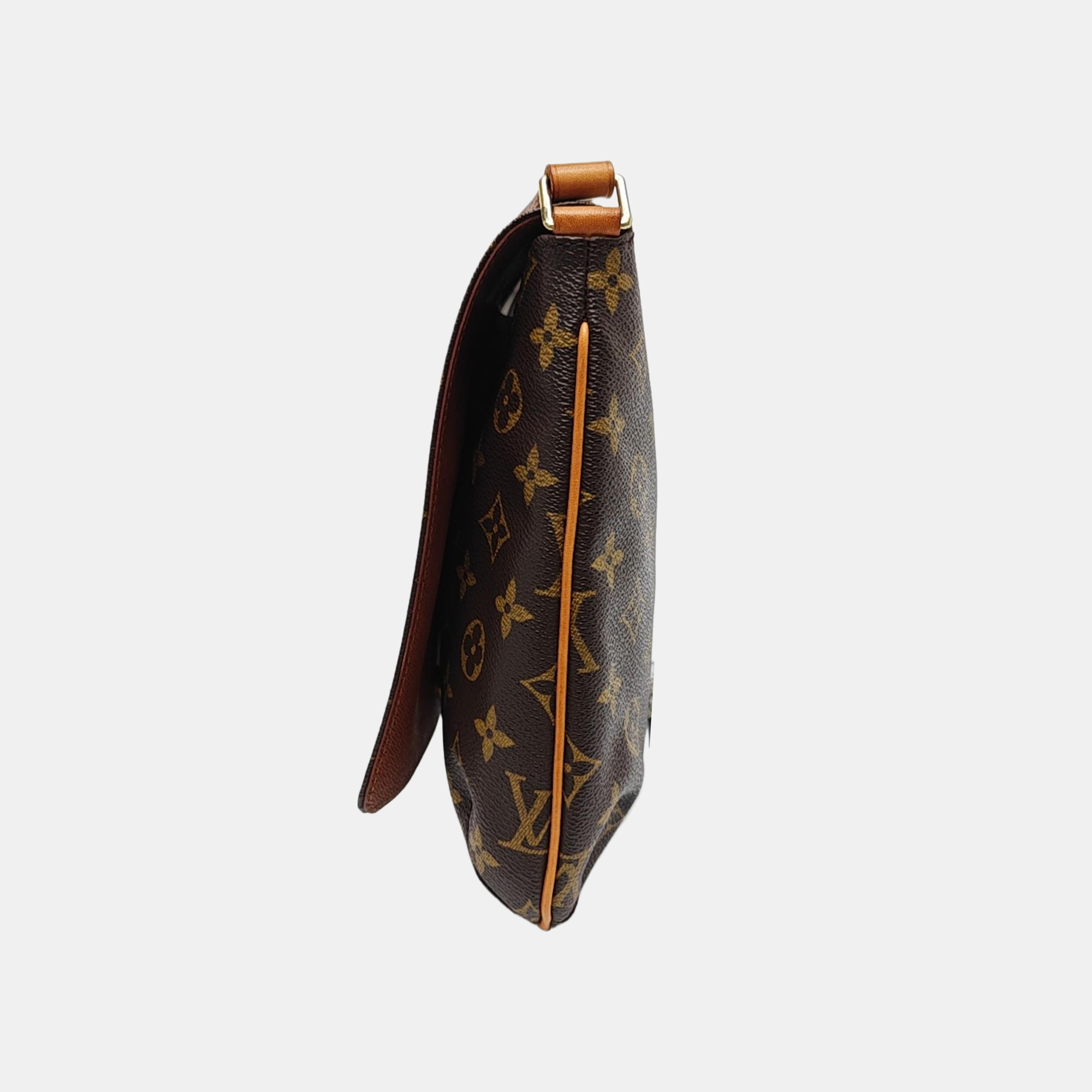 MUSETTE TANGO PM Monogram Coated Canvas Brown