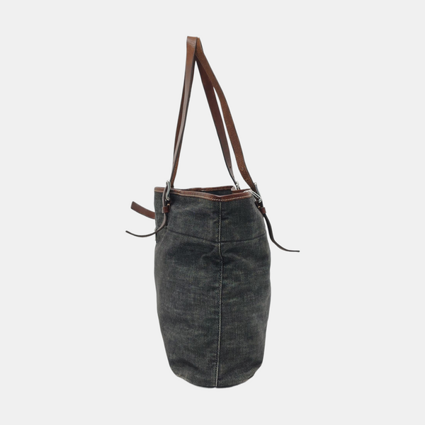 Denim Shoulder Bag Gray