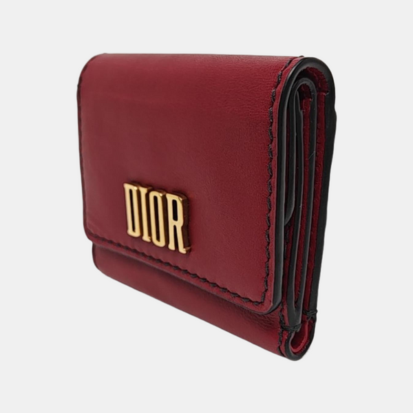 Calfskin Wallet Red