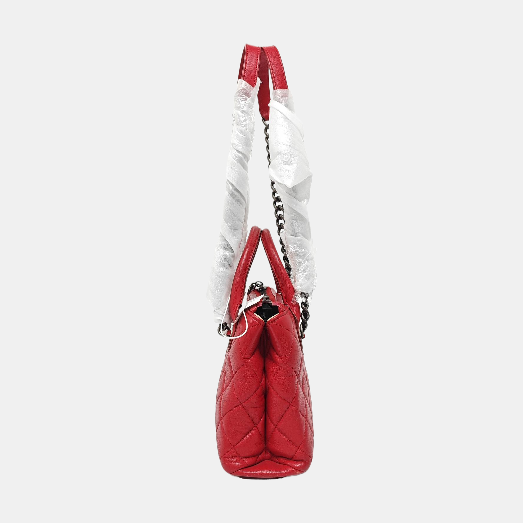 Quilted Lambskin Red