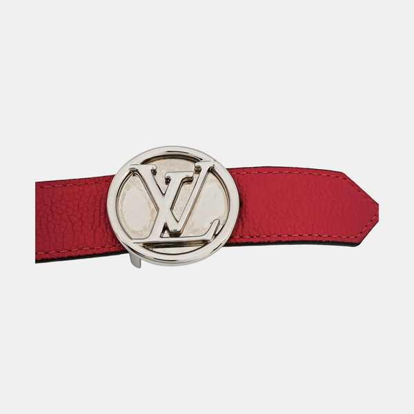 Leather Belt Red