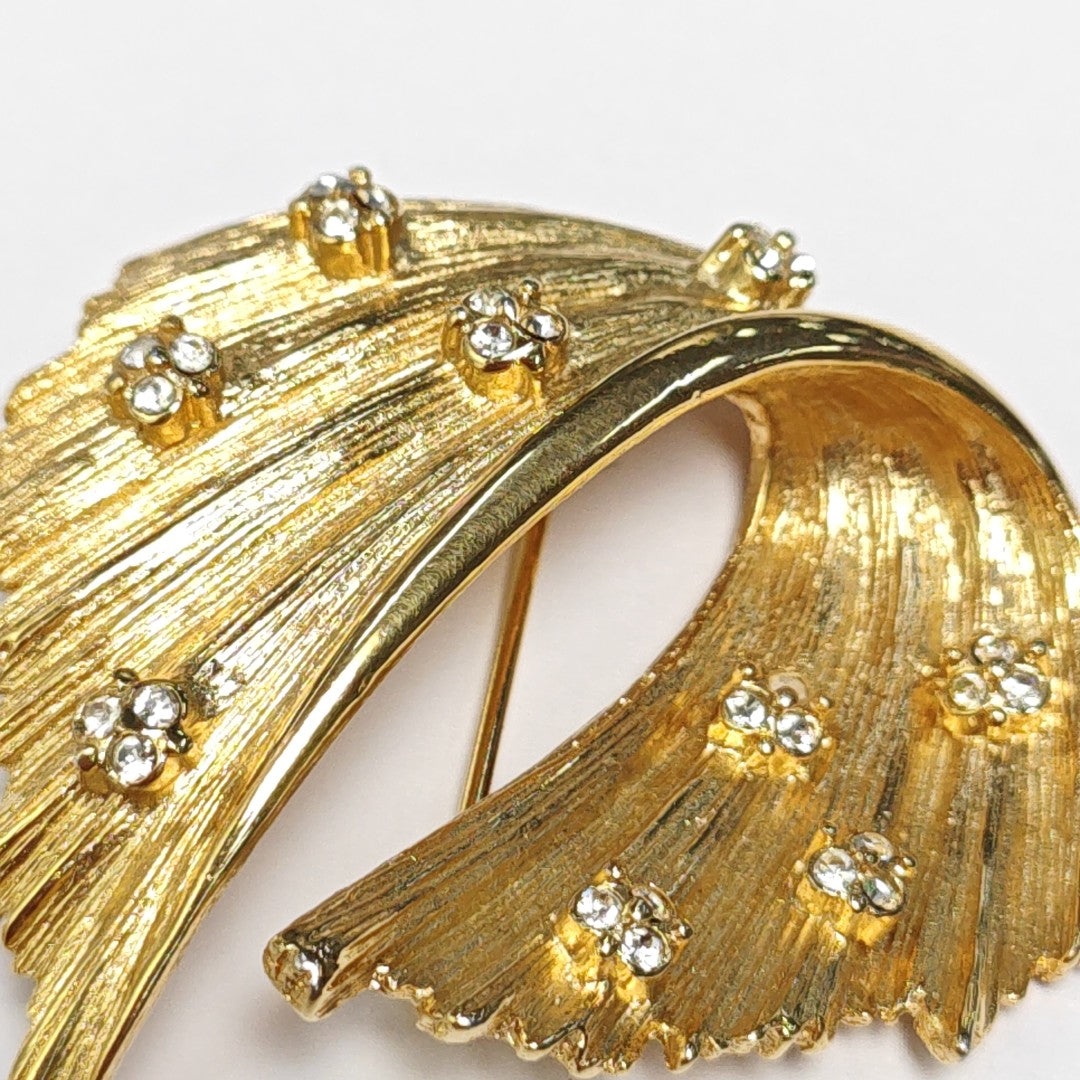 Metal Gold Brooch