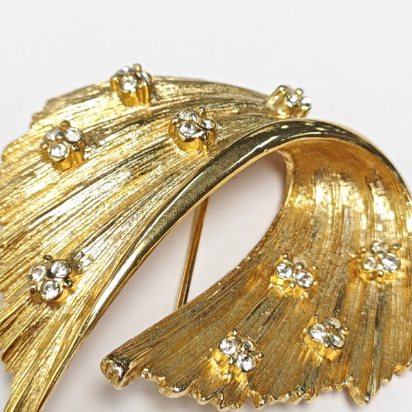 Metal Gold Brooch