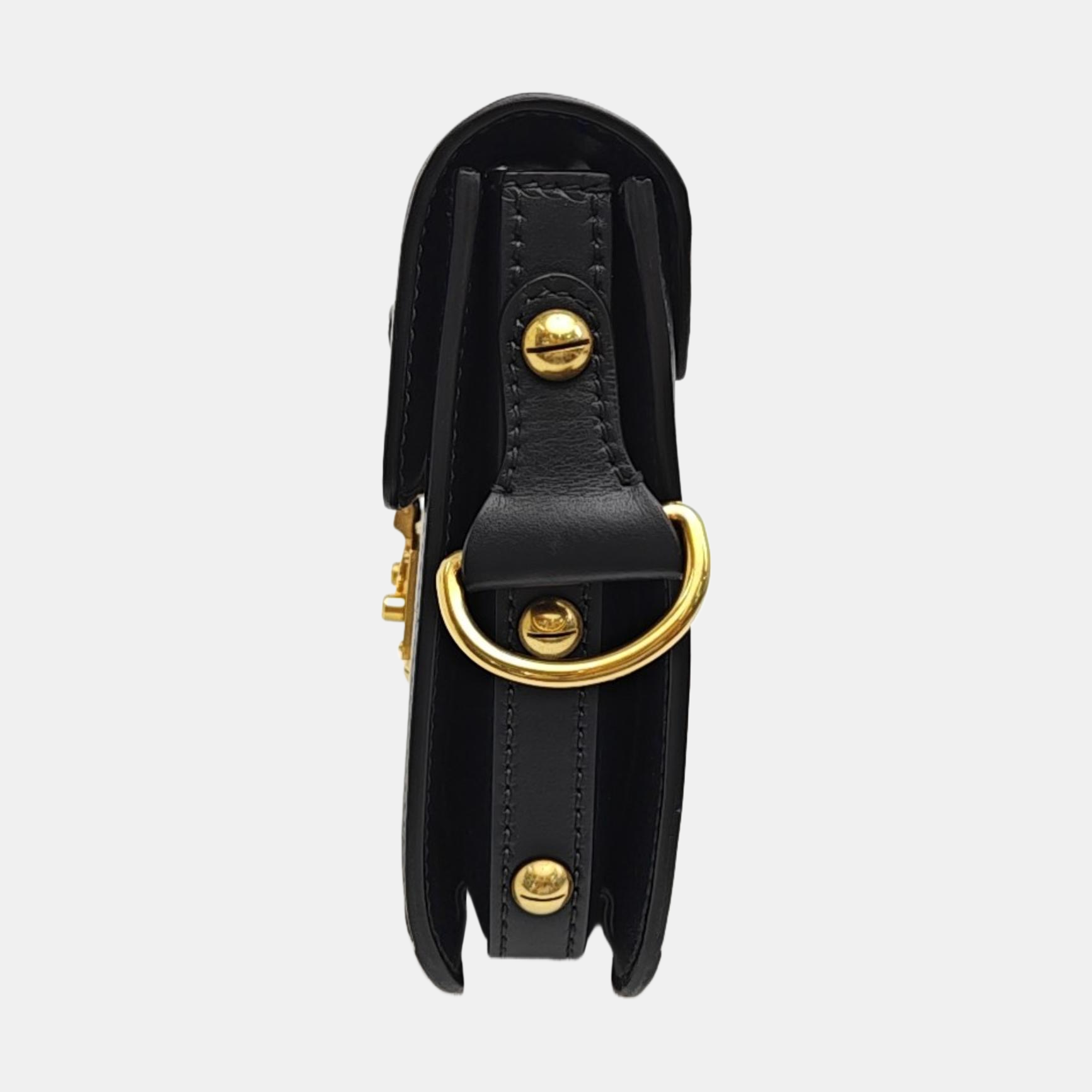 Calfskin Shoulder Bag Black