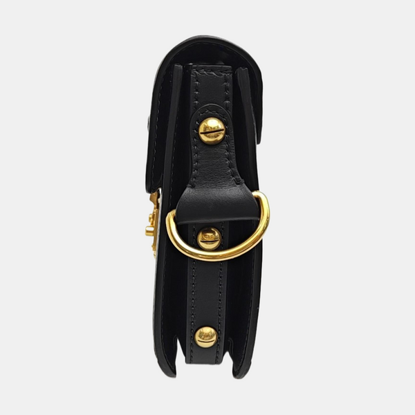 Calfskin Shoulder Bag Black