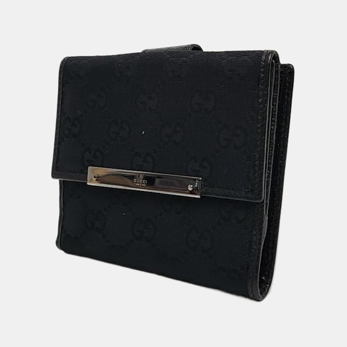 Monogram Canvas Wallet Blue