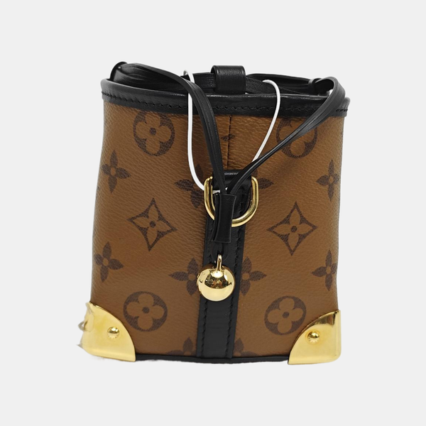 NOÉ PURSE LV CHARMS Monogram Coated Canvas Brown