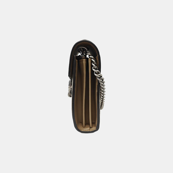Dionysus Mini Monogram Coated Canvas Black