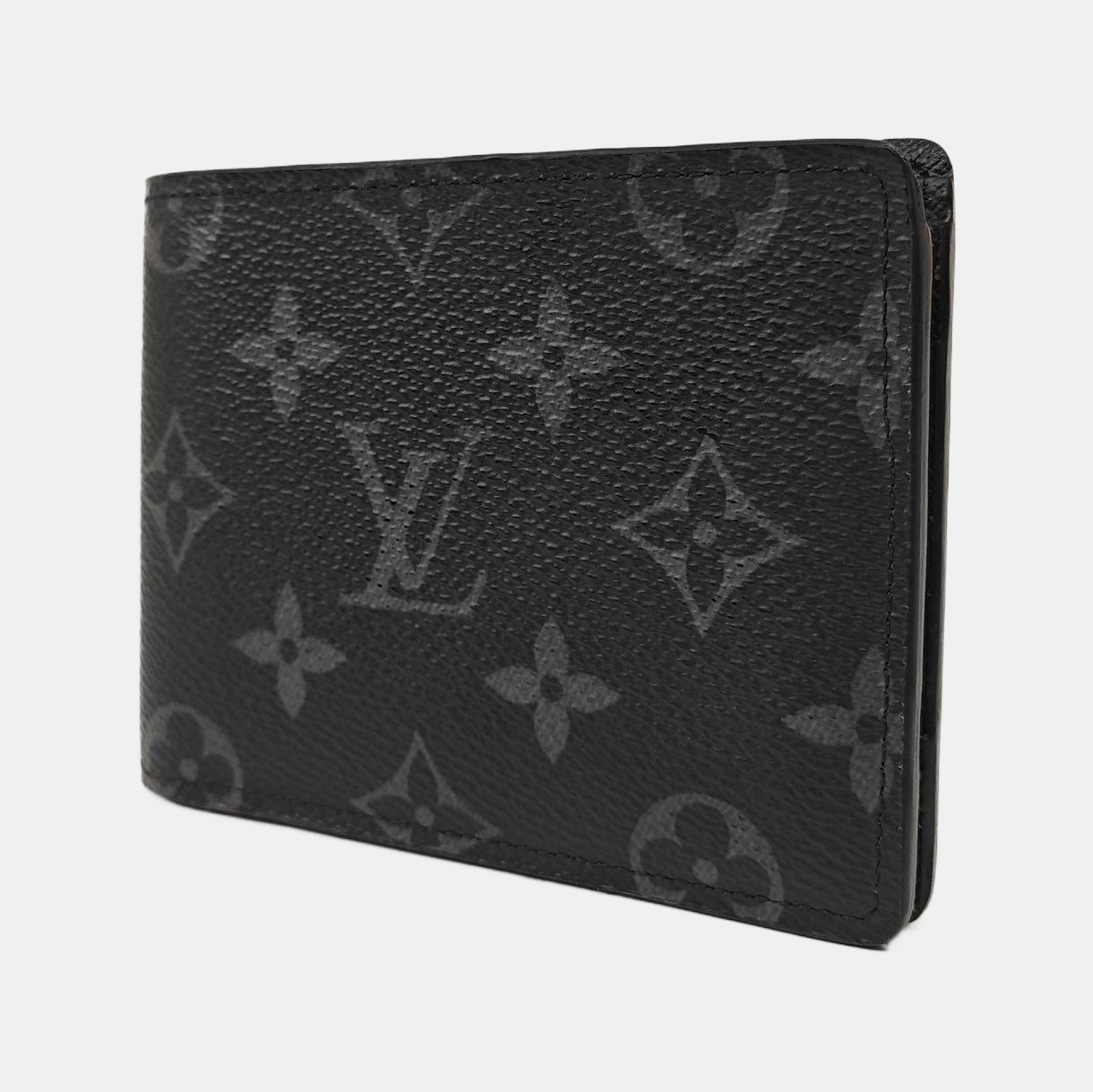 MULTIPLE Monogram Coated Canvas Black Wallet