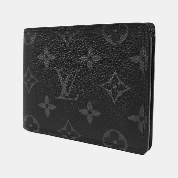 MULTIPLE Monogram Coated Canvas Black Wallet
