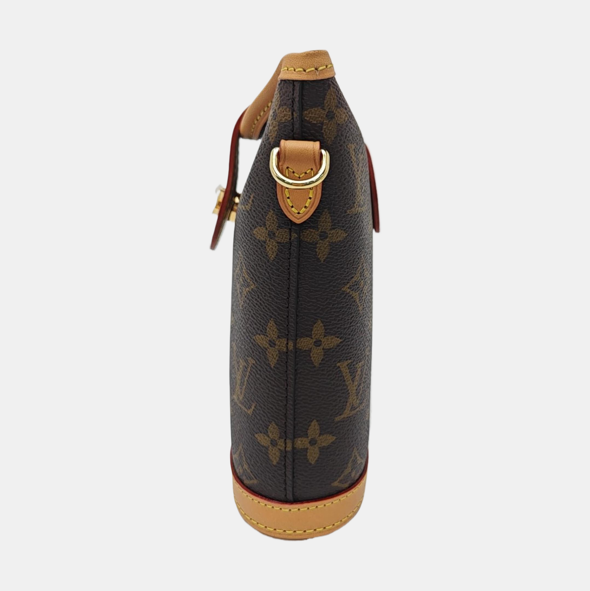 FOLD ME Monogram Coated Canvas Brown