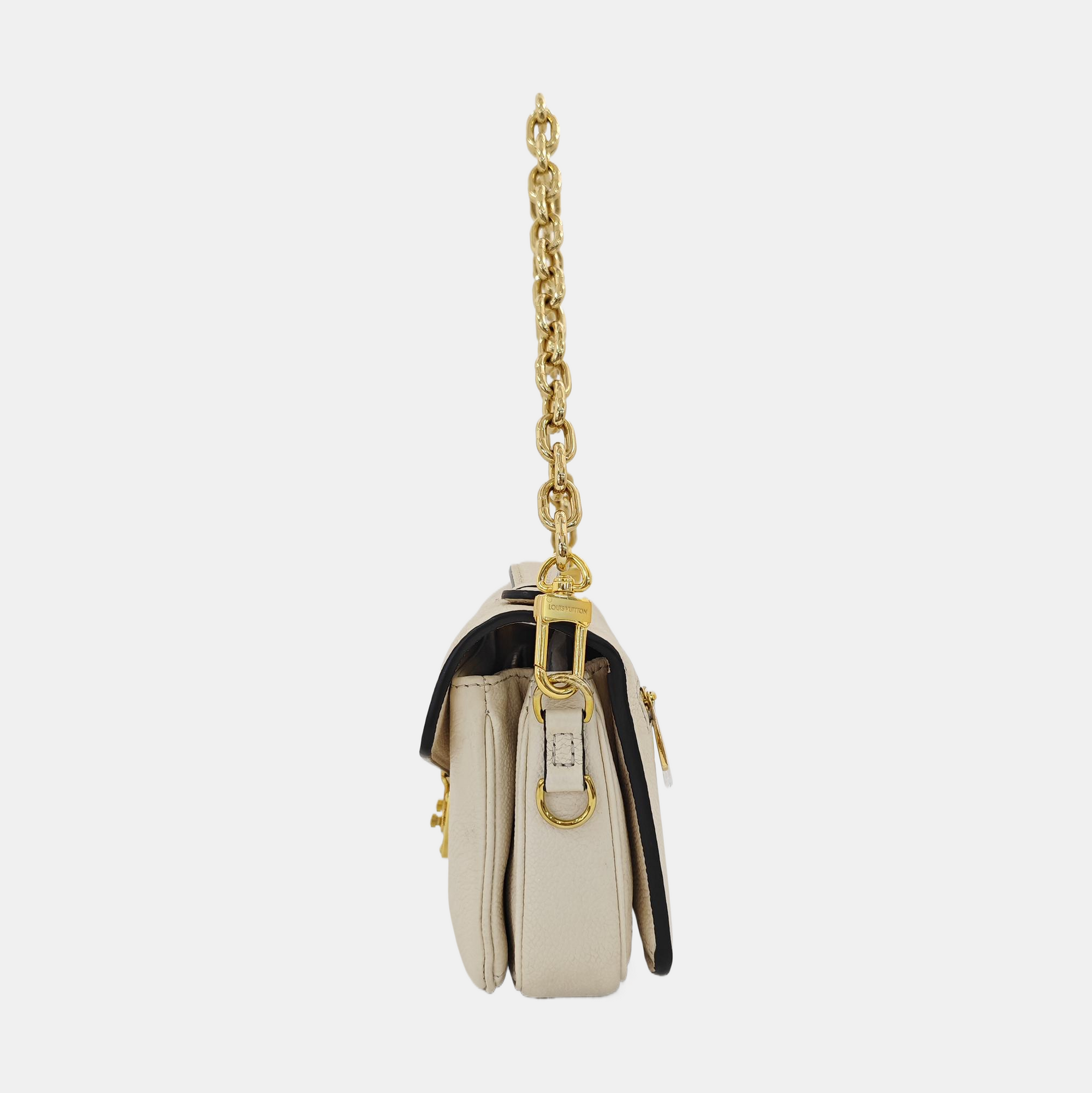 MÉTIS EAST WEST Monogram Calfskin Beige