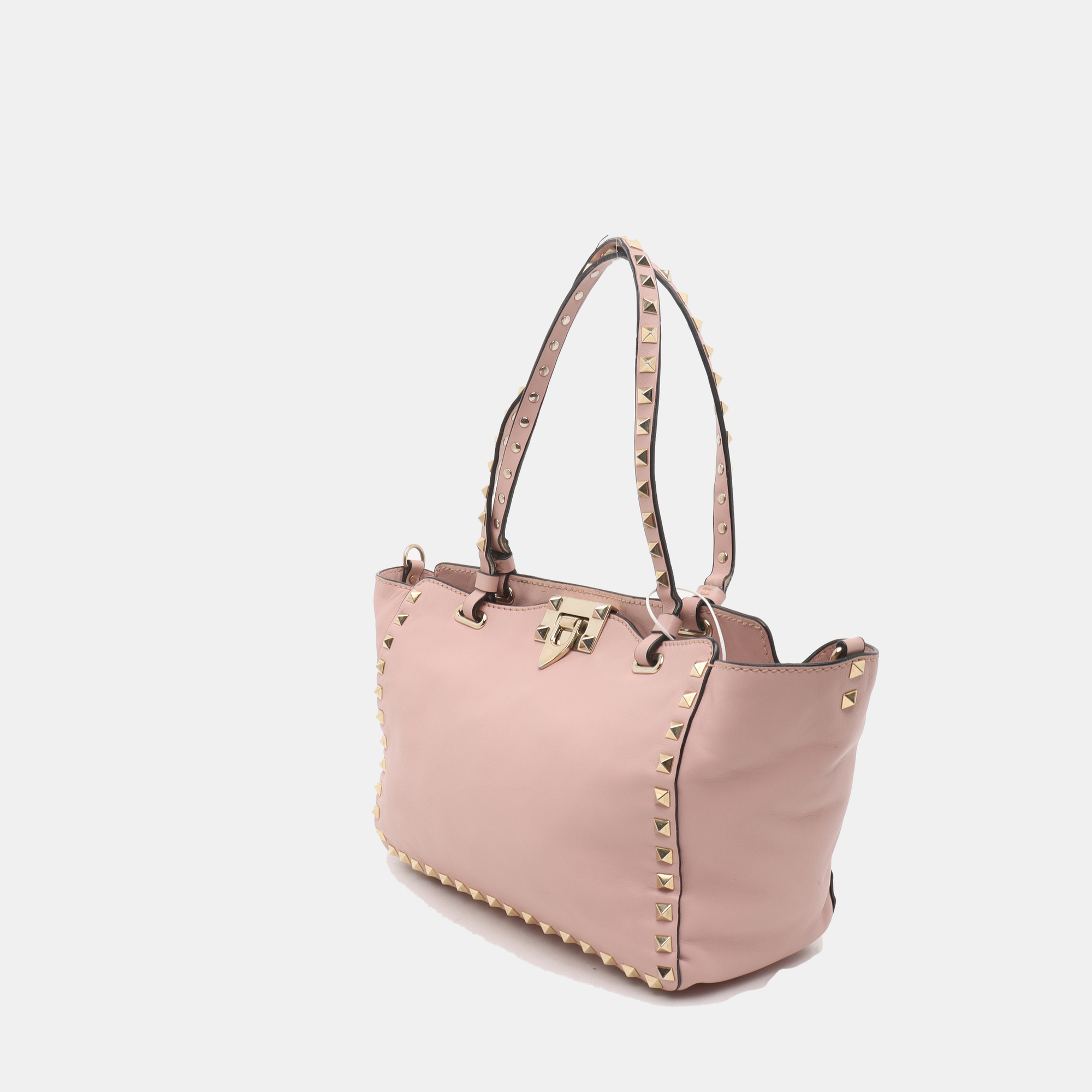 Rockstud Small Calfskin Pink