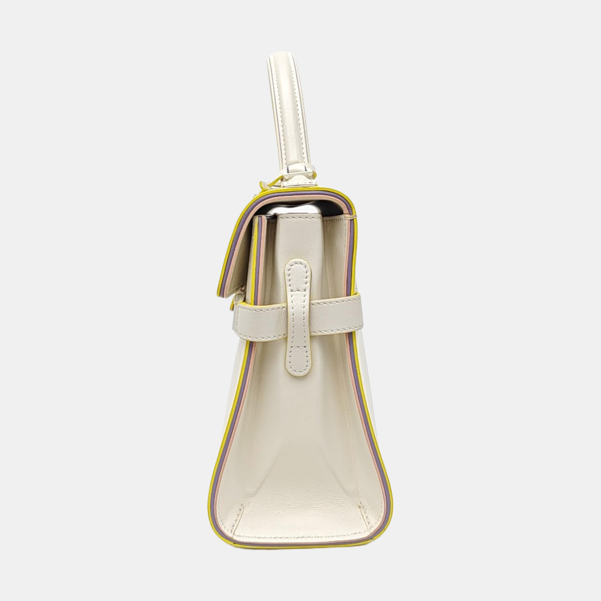 Tempête Medium Calfskin White