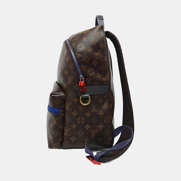 JOSH Monogram Coated Canvas Brown