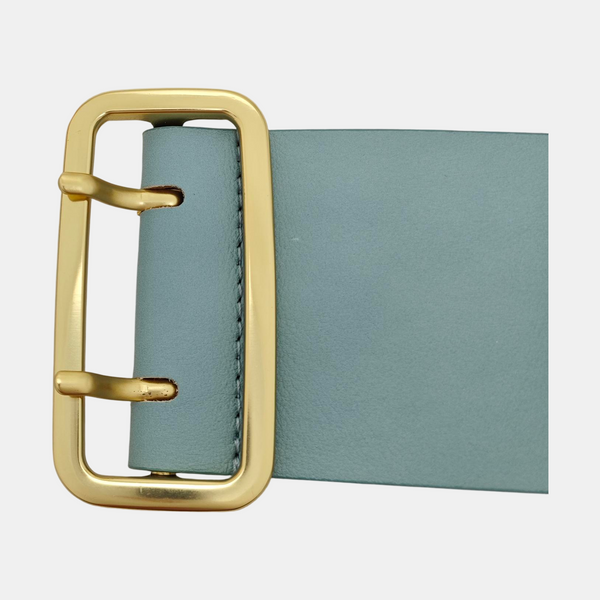 Leather Belt Blue