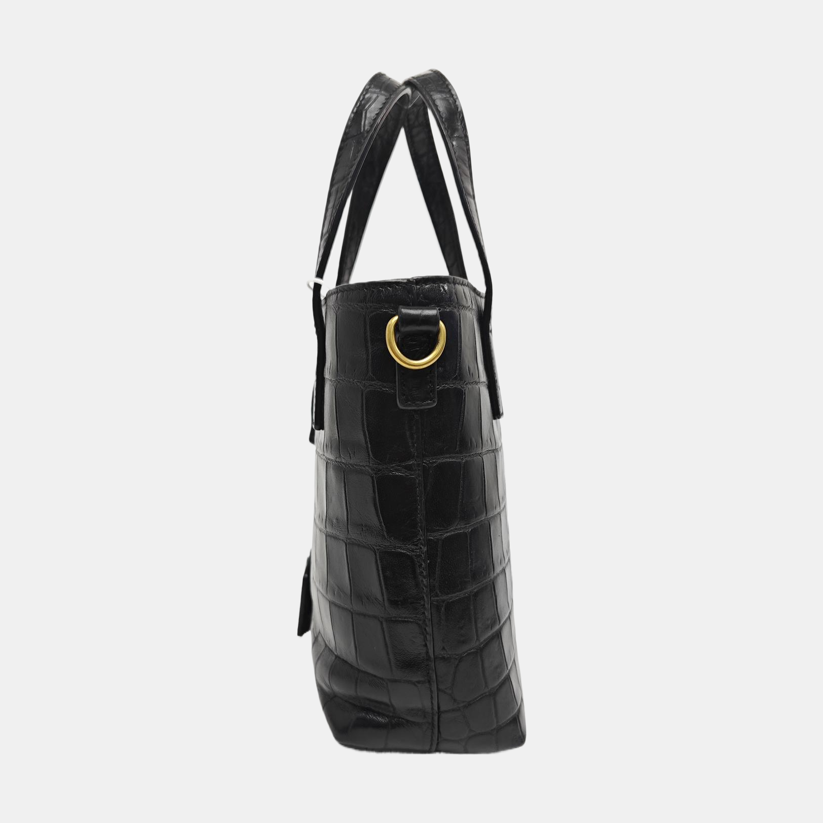 Calfskin Shoulder Bag Black