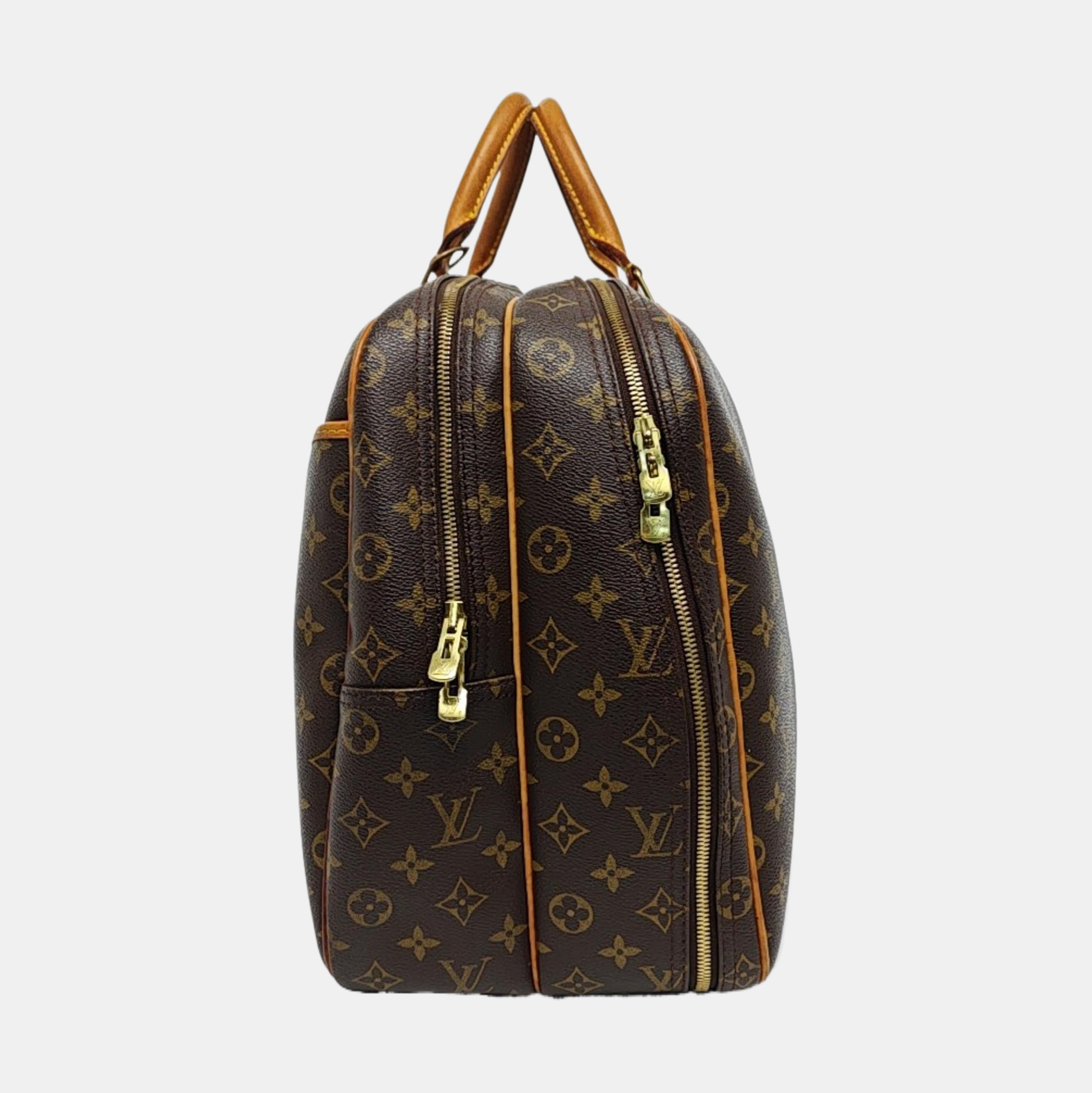 ALIZÉ Monogram Coated Canvas Brown