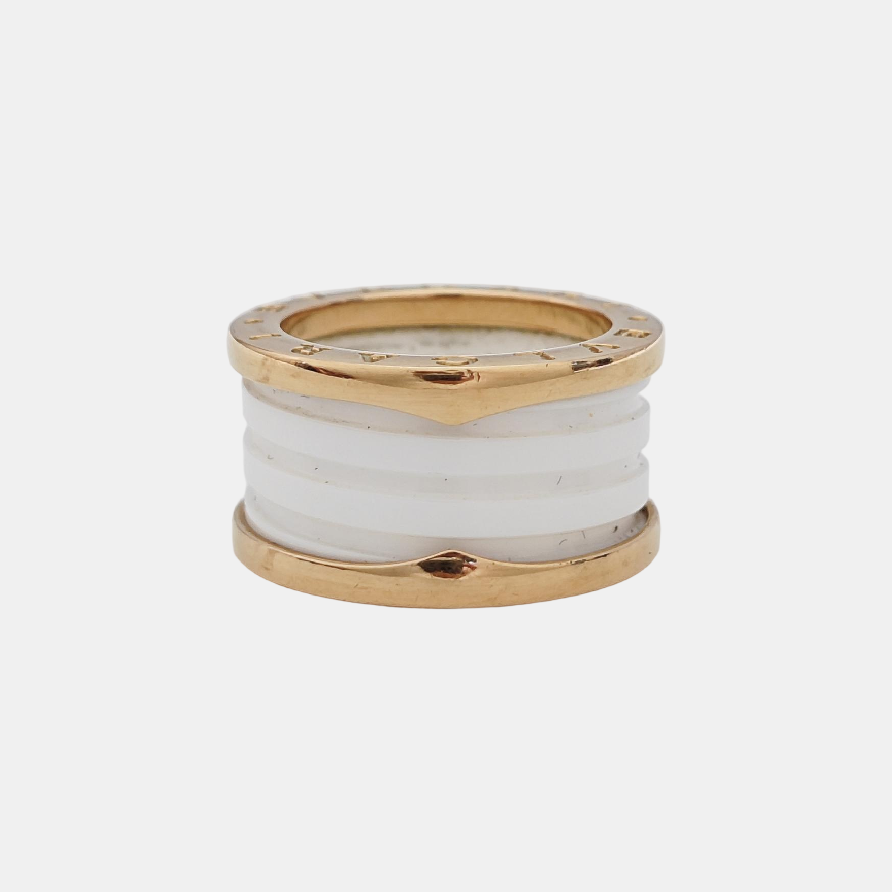 B.ZERO1 18k Rose Gold Ring EU 53