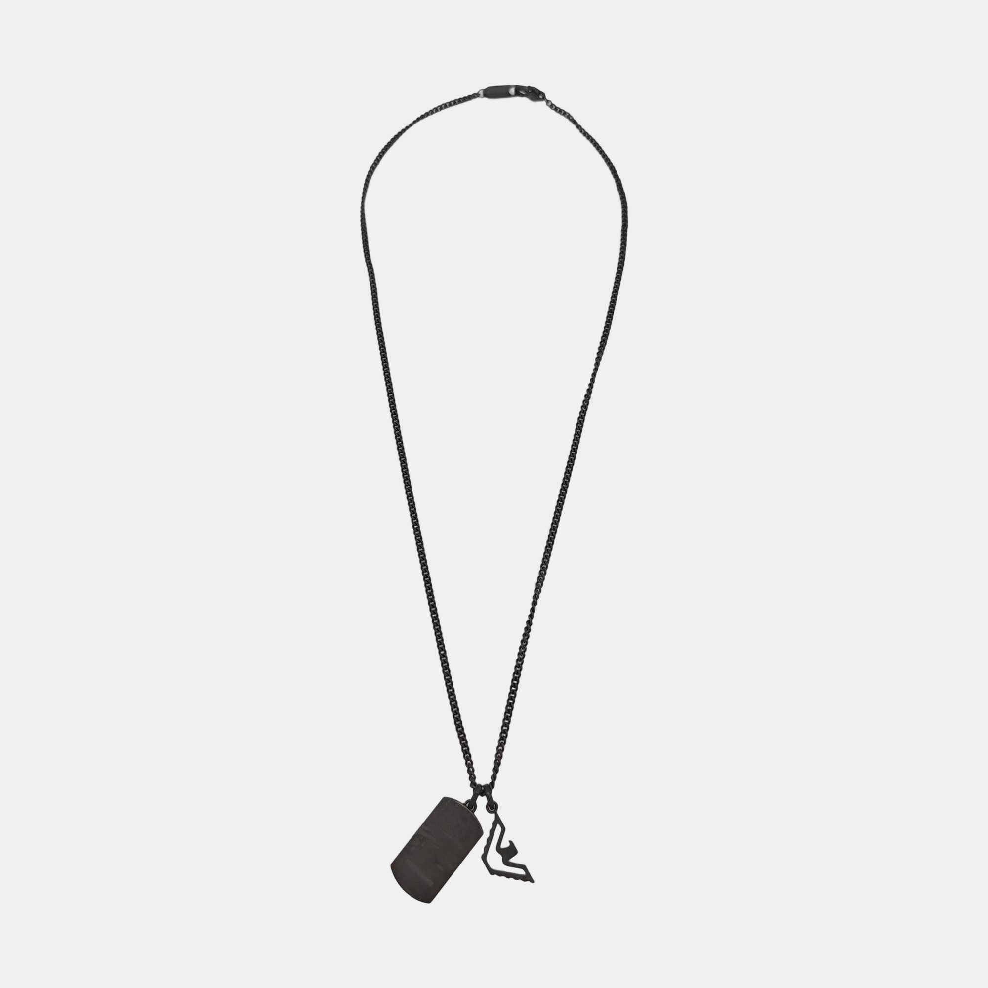 Stainless Steel Black Necklace