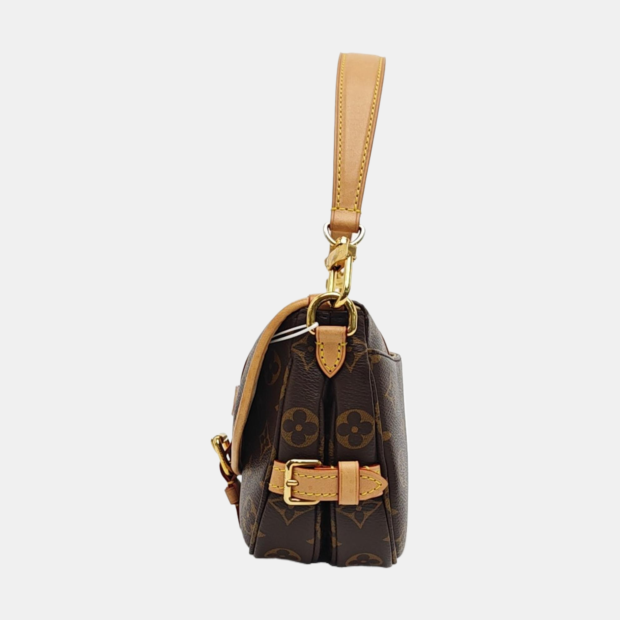 SAUMUR BB Monogram Coated Canvas Brown