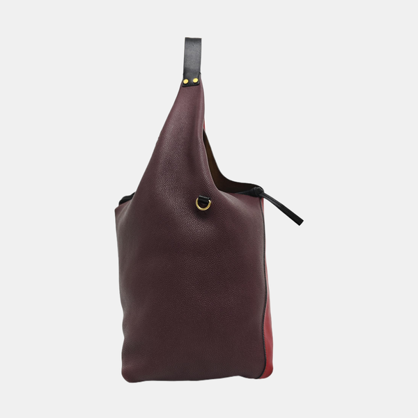 Calfskin Shoulder Bag Red