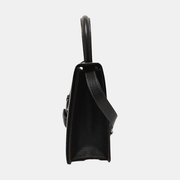 Calfskin Shoulder Bag Black