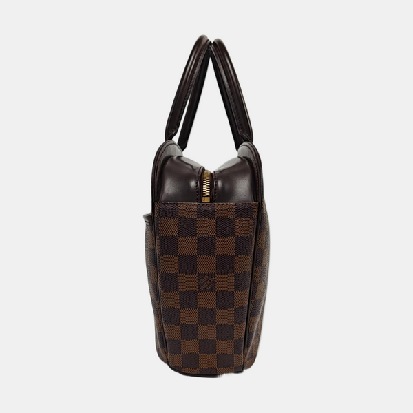 SARRIA HORIZONTAL Damier Ebene Coated Canvas Brown